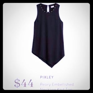 Stitch Fix Pixley asymmetric hem top